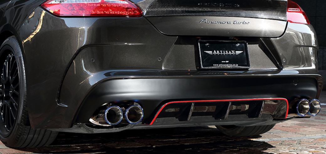 乐天商城 - アーティシャンスピリッツ パナメーラ 970CXPA 前期 リアバンパーキット カーボンタイプ CFRP 未塗装 ARTISAN SPIRITS SPORTS LINE ARS スポーツライン ARS