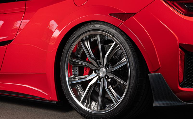 アーティシャンスピリッツ NSX NC1 リアオーバーフェンダー 4P FRP 未塗装 ARTISAN SPIRITS SPORTS LINE BLACK LABEL スポーツラインブラックレーベル