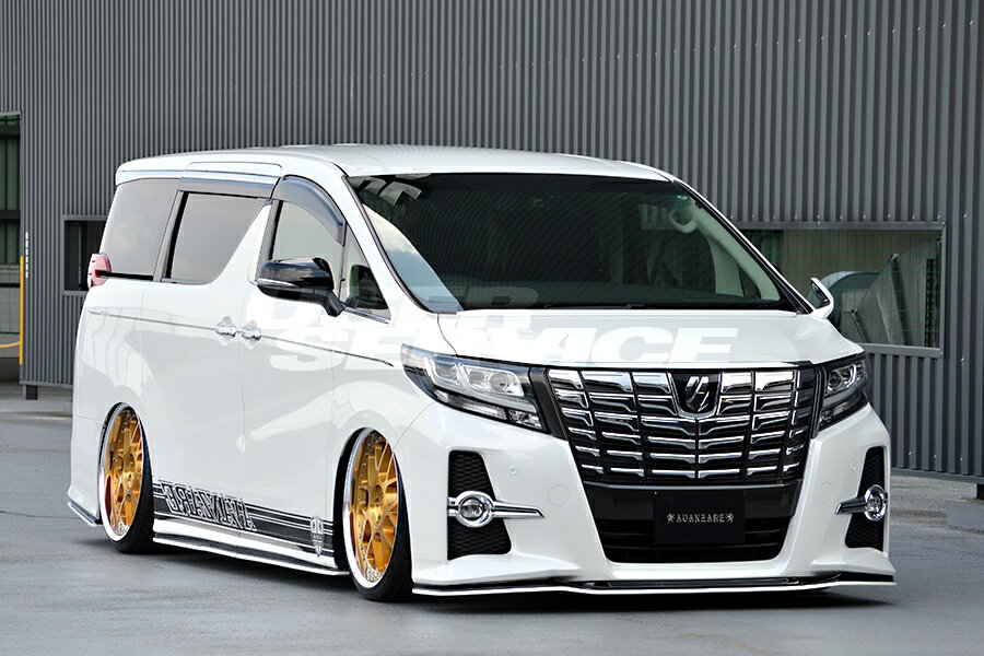Front Spoiler - AVANZARE アヴァンツァーレ アルファード 30系（AYH30W/GGH30W/AGH30W） 前期 SA/SA-C/S/S-C/S-A ボンネットスポイラー PVC ADESSO アデッソ