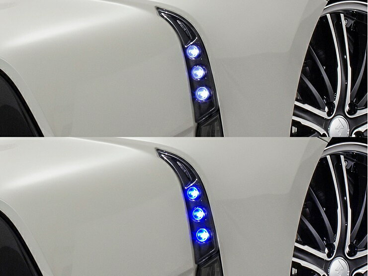 アドミレイション プリウスα 40系 後期 LED スポットキット 3連 未塗装 ADMIRATION HYBRID ハイブリッド