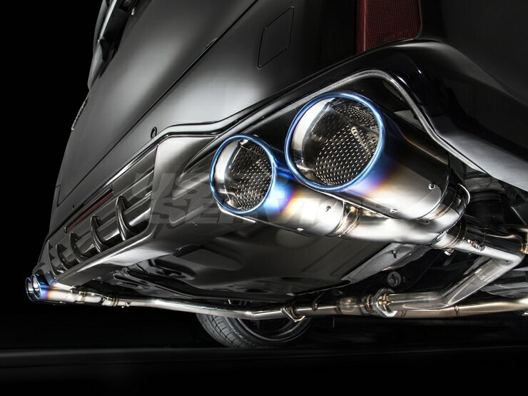 アドミレイション ヴェルファイア ヴェルファイアハイブリッド 30系 後期 エグゼクティブ マフラー 左右デュアル出し チタンHYBRIDテール ADMIRATION RICERCATO リチェルカート(2)