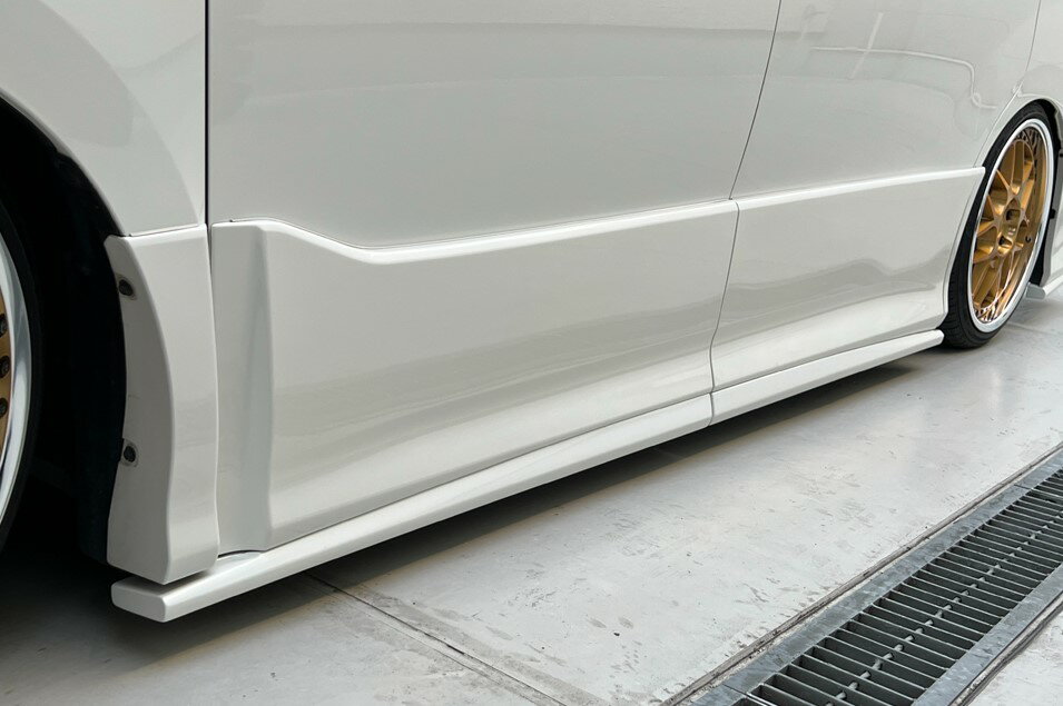 アフェクション ヴォクシー 80系 ZRR ZWR80W 後期 サイドフラップ 4ピース 未塗装 AFFECTION プラスZONE プラスゾーン