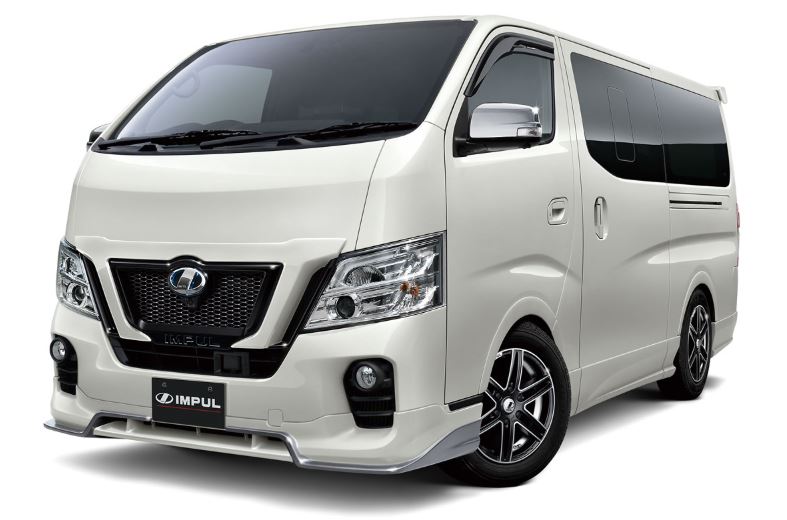 インパル NV350 キャラバン E26 前期 中期 イルミネーションエンブレム IMPUL AERODYNAMICS SYSTEM エアロダイナミクスシステム