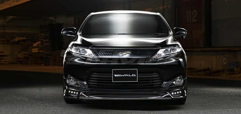 【メーカー名】WALD/ヴァルドSPORTS LINE/スポーツライン【適合車種】トヨタ　ハリアー【年式/型式】H25.12〜H29.5/ZSU/AVU60系/前期【商品名】3点キット【セット内容】フロントスポイラー・サイドステップ・リアスカート・フロント用メッキパーツ付属・リア用LEDスムージングパネル付属【塗装/未塗装】未塗装【カラー】-【素材】ABS製【特記事項】リア：リフレクターは純正移植フロント用LEDランプ別売【注意】こちらの商品は個人のお客様でもご注文は可能ですが、法人様住所のみお届け可能です。配送先入力欄より法人様の『住所・屋号・担当者・電話番号(固定電話のみ)』をご指定ください。【定価】188100円【納期】納期はメーカーの在庫や生産状況によって異なりますのでトラブル防止の為、必ず事前にお問い合わせ下さい。【送料/配送】■この商品の基本送料(本州、四国、九州)は【 別途見積もり 】となります。■北海道送料は【 別途見積もり 】となります。(※北海道送料が掛る場合、会計時に自動計算されませんのでご注意ください。)※沖縄県/離島は別途お見積りさせて頂きますので、ご注文前に必ず送料の確認をお願いします。