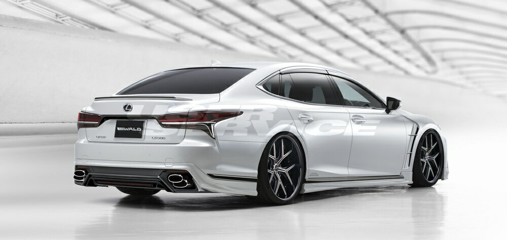 ヴァルド LS500h ハイブリッド GVF50系 VXFA50系 トランクスポイラー ABS製 未塗装 WALD Executive Line エグゼクティブライン