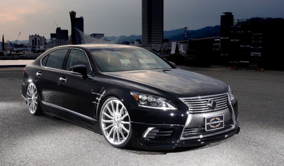 ヴァルド LS460 LS460L LS600h LS600hL USF40 USF41 UVF45 UVF46 3点キット ショート用 ABS製 未塗装 WALD EXECUTIVE LINE エグゼクティブライン