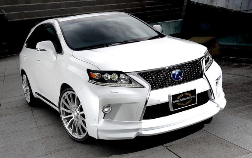 ヴァルド RX350 450h GGL15W GYL15W フロントハーフスポイラー 未塗装 WALD EXECUTIVE LINE エグゼクティブライン