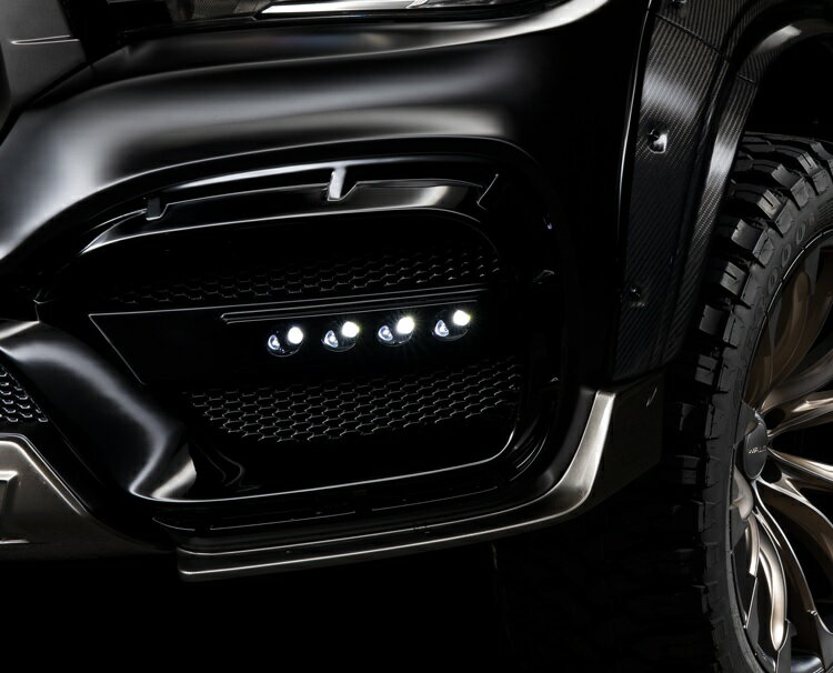 Rakuten - ヴァルド ハイラックス GUN125 前期 LEDランプ フロントバンパースポイラー用 WALD SPORTS LINE BLACK BISON EDITION スポーツラインブラックエディション