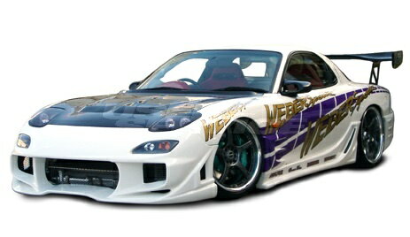 ウェーバースポーツ RX-7 FD3S フロントバンパー FRP 未塗装 WEBER SPORTS