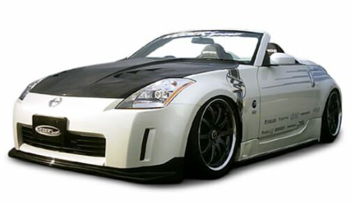 ウェーバースポーツ フェアレディZ Z33 フロントリップスポイラー Ver.1 FRP 未塗装 WEBER SPORTS