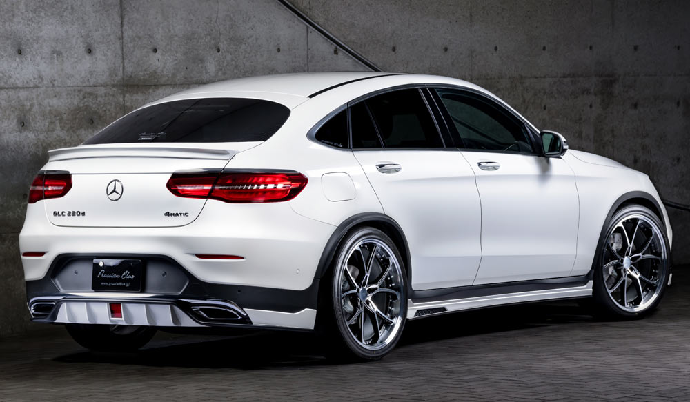 M'z SPEED エムズスピード メルセデス ベンツ GLCクラス クーペ GLC200 GLC220d 4マチック GLC250 4MATIC Sports 4点セット 未塗装 Prussian Blue 6691-s001 エクスクルーシブ ゼウス ZEUS