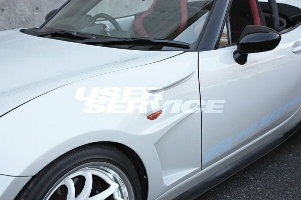 ガレージベリー ロードスター ND フロントフェンダーカナード FRP 未塗装 品番：4643 GARAGE VARY WINDING DANCER ウィングダンサー