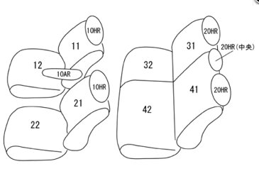 ポルテ シートカバー NCP141 一台分 クラッツィオ 品番ET-1042 キルティング タイプ 内装