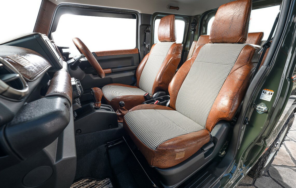 グレイス N-BOXカスタム JF1/2 シートカバー CS-HN130-H grace アンティーク千鳥
