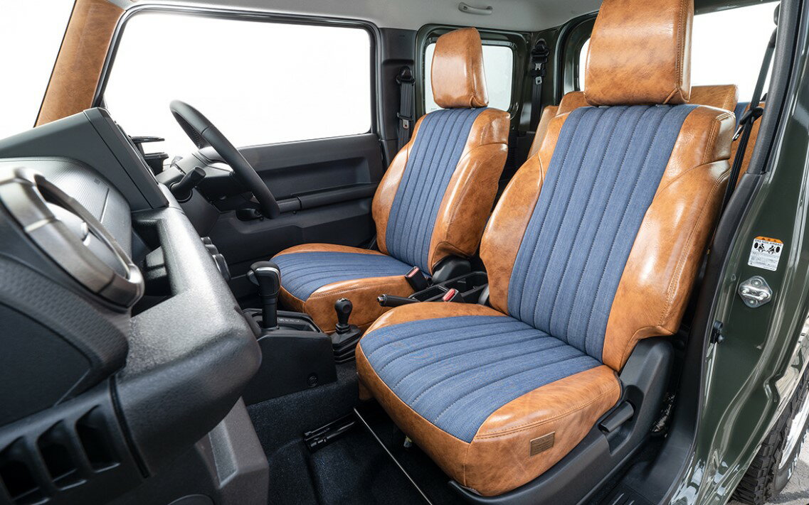 グレイス N-BOXカスタム JF1/2 シートカバー CS-HN130-B grace アンティークデニム