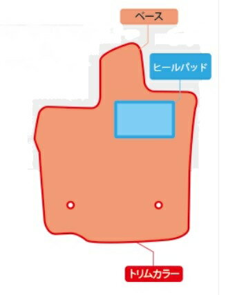 グレイス アリオン ZRT/NZT260.265 後期 フロアマット L GM-ALLION2-05 grace WAVE CHECK ウェーブチェック