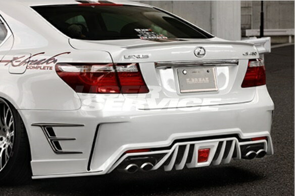 ケイブレイク LS460 前期 エアロ専用マフラー ハーフステン両側出し K-BREAK HYPERZEROCUSTOM ハイパーゼロカスタム