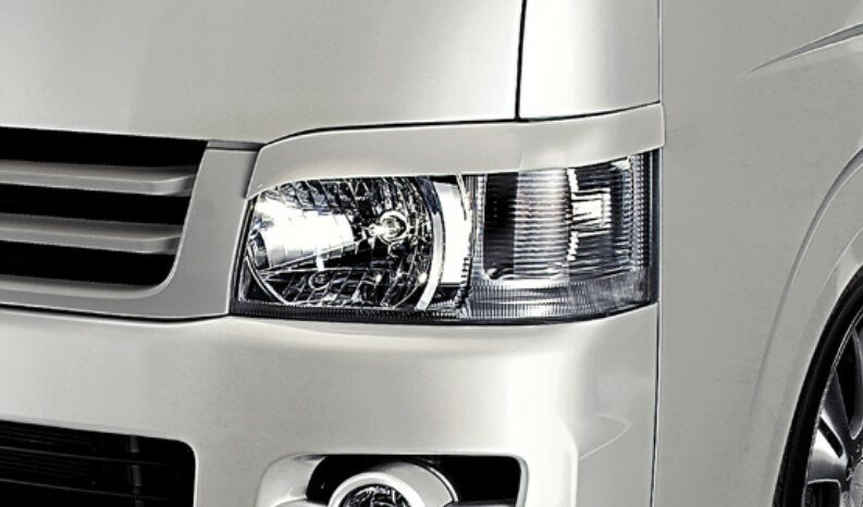 シルクブレイズ ハイエース/レジアスエース 200系 前期 アイライン FRP/黒ゲルコート 未塗装 SB-H200-EY SilkBlaze MINIVAN ミニバン