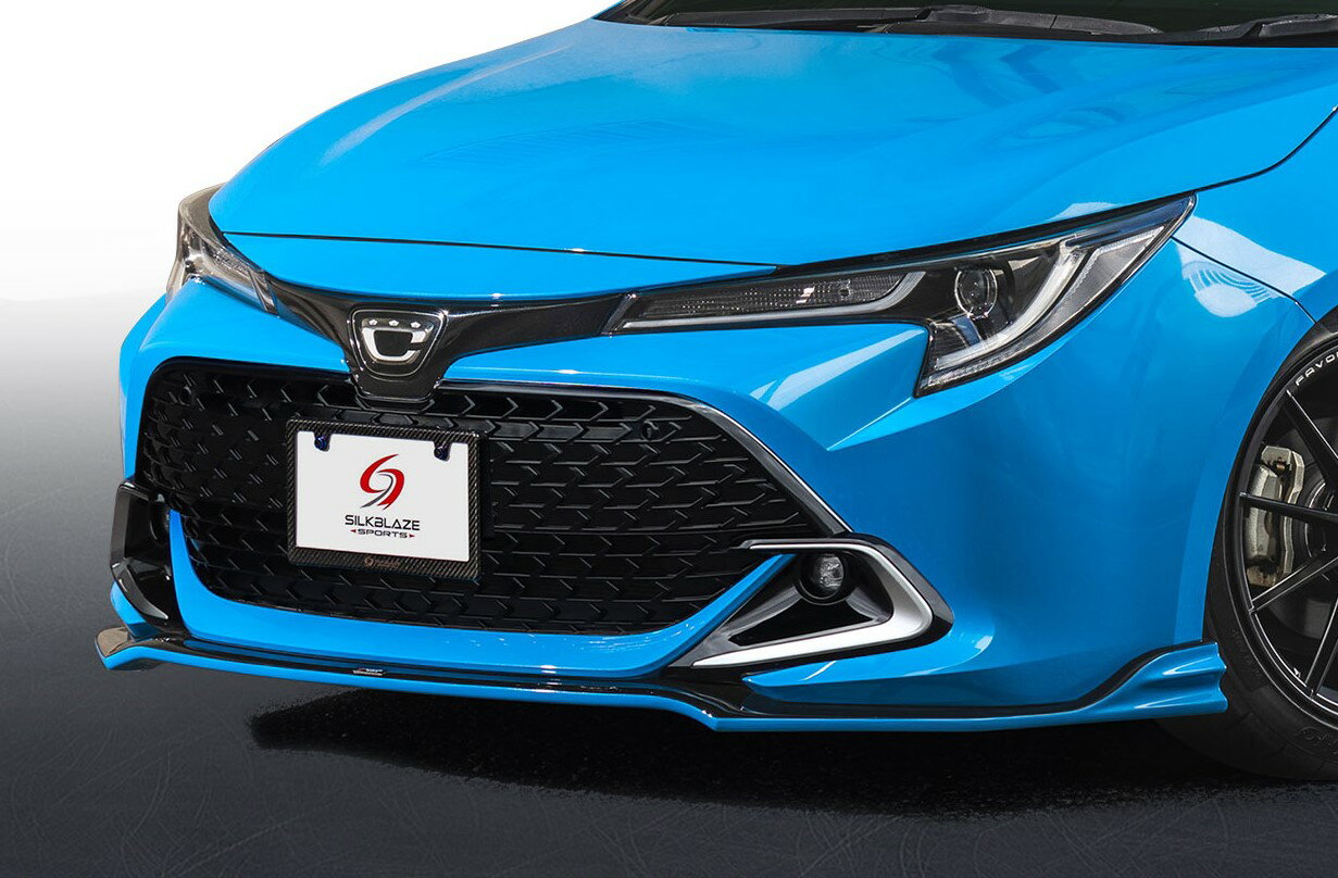 シルクブレイズ カローラスポーツ ZWE219H MZEA12H 後期 フロントスポイラー Type-S　塗装済（2TONE） FRP 塗装済み TSR21COS-FS2-### SilkBlaze