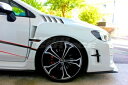 ダムド WRX S4 WRX STI VAG VAB フロントエアロオーバーフェンダー FRP 未塗装 DAMD