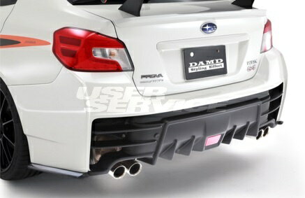 ダムド WRX S4 WRX STI VAG VAB リアバンパーandエクステンション バンパー:FRP未塗装　エクステンション部分:カーボン DAMD