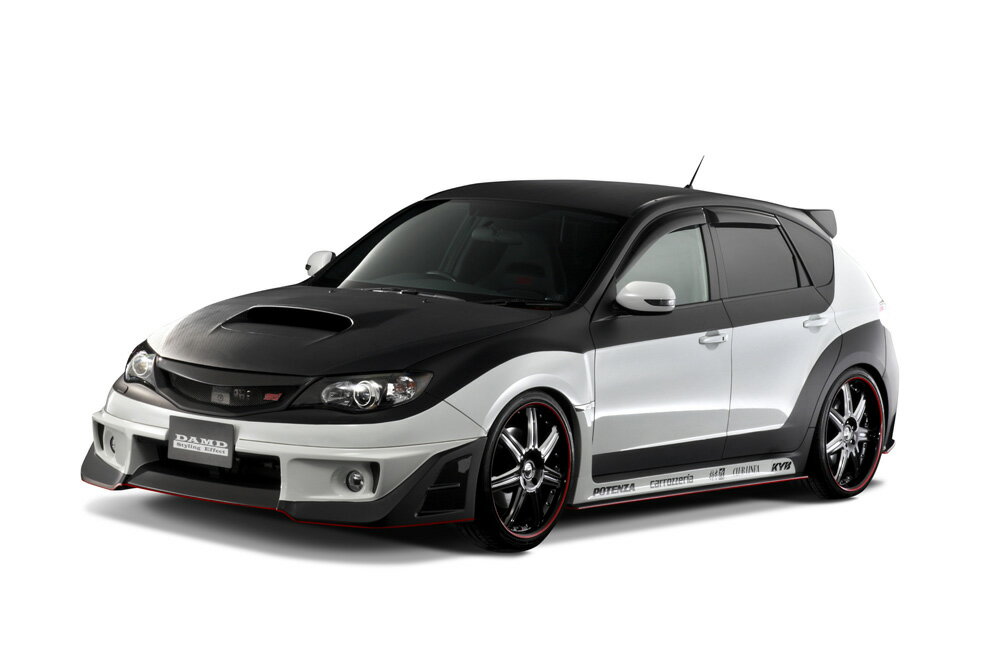 DAMD ダムド インプレッサ WRX STI CBA-GRB A B型 フロントハーフスポイラー カーボン