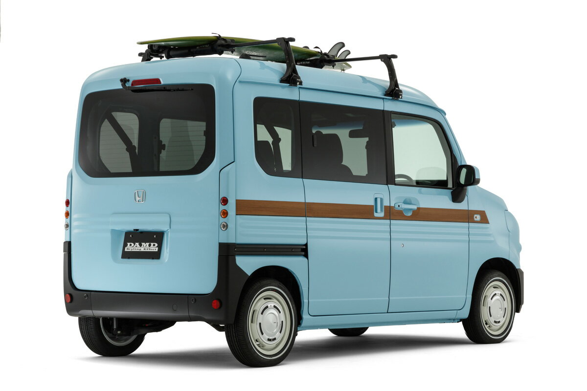 ダムド N-VAN HBD-JJ1 HBD-JJ2 ウッドストライプ ナチュラル DAMD MALIBU DENALI