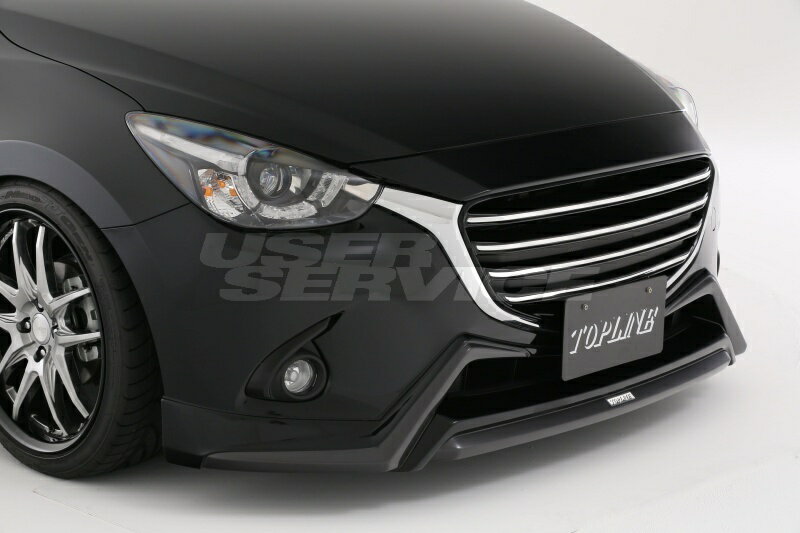 トップライン デミオ DJ3 DJ5 フロントハーフスポイラー 未塗装 TOPLINE ARNAGE アルナージ