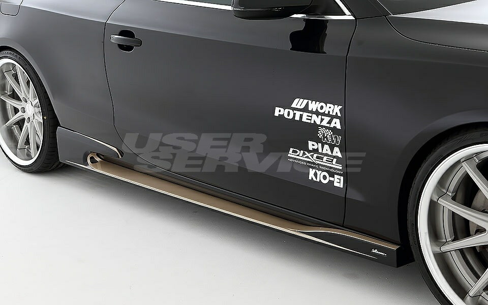 ロウェン A5 S5 DBA-8TCDNF DBA-8FCDNF サイドステップ facelift Bumper type FRP 未塗装 1A006J00 ROWEN PREMIUM edition プレミアムエディション