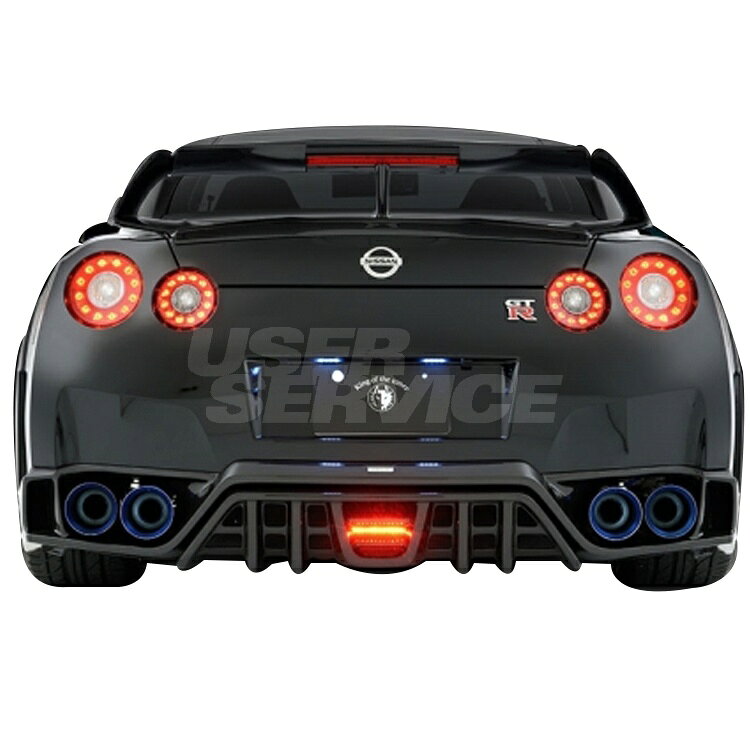 ロウェン GT-R GTR R35 中期 リヤレーシングディフューザー FRP 未塗装 1N003P01 ROWEN WORLD PLATINUM ワールドプラチナム