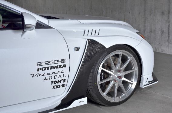 ロウェン レクサス RC-F USC10 フロントワイドフェンダー FRP 未塗装 1L003F00 ROWEN WORLD PLATINUM ワールドプラチナム