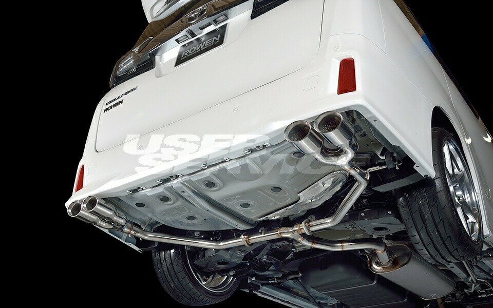 ロウェン ヴェルファイア 30系 前期 PREMIUM01S*カーボンテール 純正バンパー専用　マフラー オールステンレス 1T018Z22-H ROWEN JAPAN PREMIUM ジャパンプレミアム