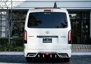 ロウェン ハイエース 200系 GDH20# TRH20# 6型 リアバンパー FRP 塗り分け塗装 1T019P00-G## 1T019P00-D## ROW...
