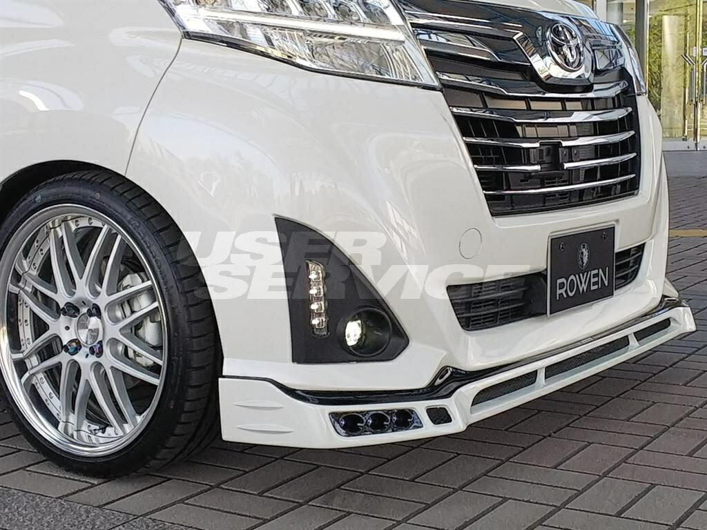 樂天商城 - ロウェン ルーミー DBA-M900A 前期 フロントスポイラー with LED スポットランプ FRP 未塗装 1T032A00 ROWEN PREMIUM Edtion プレミアムエディション