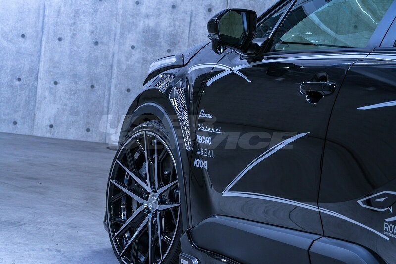 ロウェン C-HR RR NGX50 ZYX10 前期 RRフロントフェンダー FRP 塗り分け塗装済 1T026F00## ROWEN SV PREMIUM Edition SVプレミアムエディション