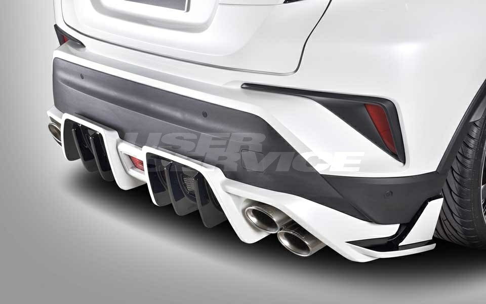 ロウェン C-HR RR NGX50 ZYX10 前期 リヤアンダーディフューザー FRP 単色塗装済 1T026P00# ROWEN SV PREMIUM Edition SVプレミアムエディション