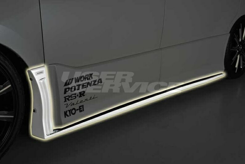 ROWEN ロウェン ヴォクシー ZRR80 ZRR85 後期 ZSグレード サイドステップ 未塗装 プレミアムエディション PREMIUM Edtion トミーカイラ 1T013J00