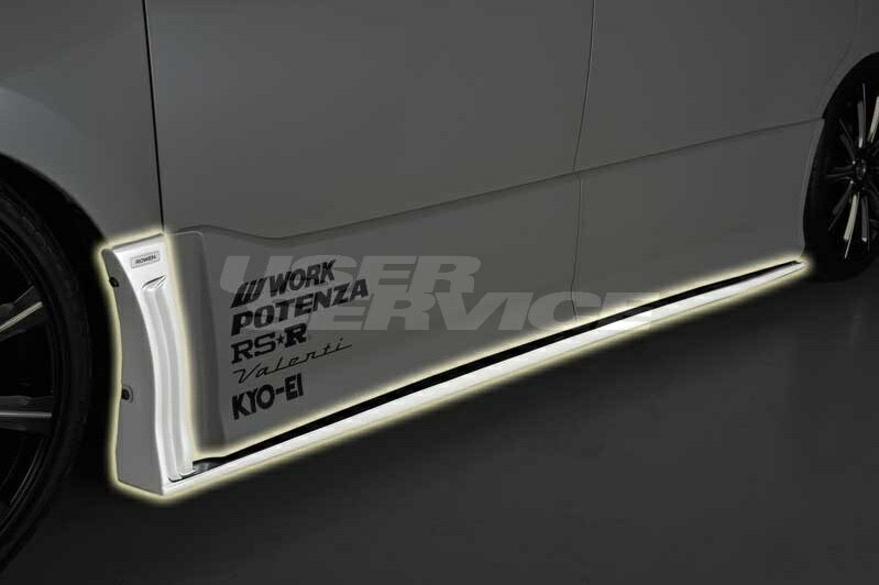 ROWEN ロウェン ヴォクシー ZRR80 ZRR85 後期 ZSグレード サイドステップ 塗装済 プレミアムエディション PREMIUM Edtion トミーカイラ 1T013J00#
