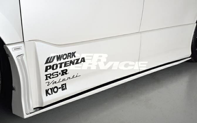 ROWEN ロウェン ヴォクシー ZRR80 ZRR85 前期 ZSグレード サイドステップ 塗装済 プレミアムエディション PREMIUM Edtion トミーカイラ 1T013J00#