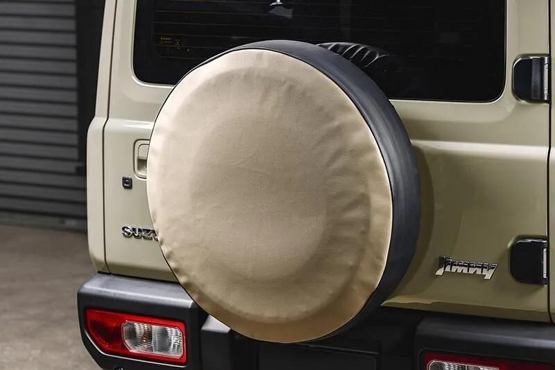 カウボーイ ジムニー JB23W カラードスペアタイヤカバー COWBOY アイボリー×ブラック