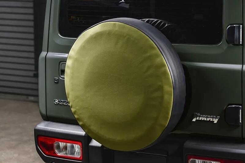 ジムニーシエラ JB74W スペアタイヤカバー グリーン×ブラック カウボーイ COWBOY