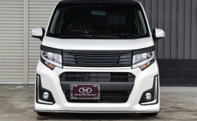 バタフライシステム ステラ カスタム LA150F フロントグリル 交換タイプ 未塗装 グランツ フラップ 個人宅発送追金有