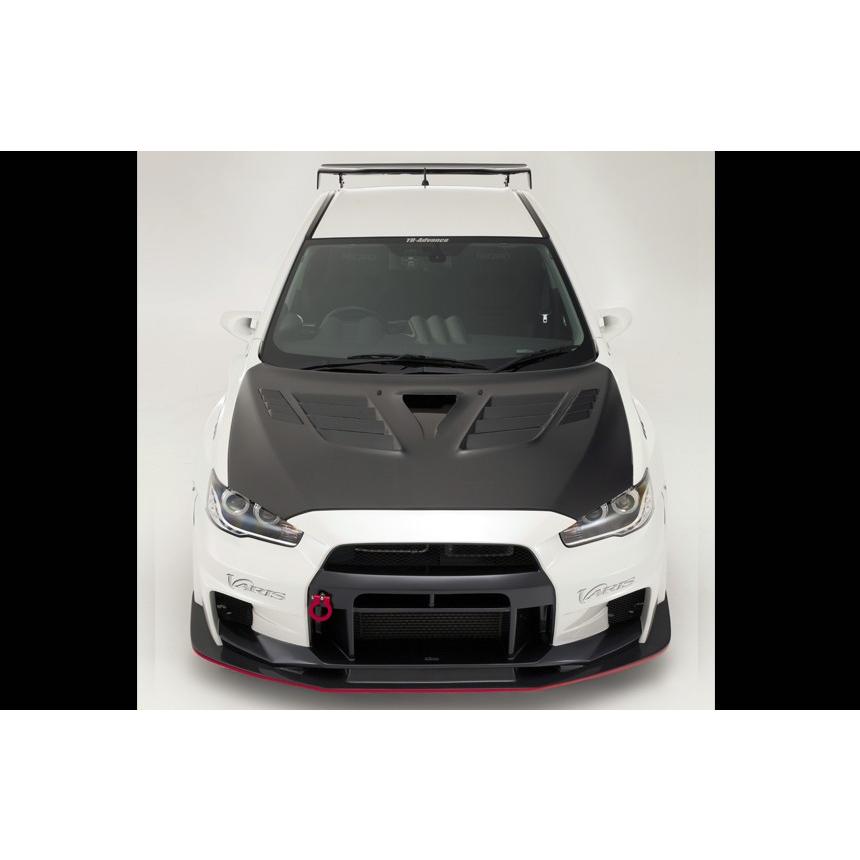 バリス ランサーエボリューションX ランエボ CZ4A クーリングボンネット フード ver2 SYSTEM-2 VSDC カーボン VBMI-125 VARIS 17 Ver. Ultimate