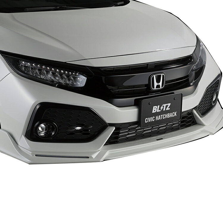 【メーカー名】BLITZ/ブリッツAERO SPEED R-CONCEPT/エアロスピード Rコンセプト 【適合車種】ホンダ　シビック【年式/型式】17/09〜MC、フルモデルチェンジまで　※適合はお問い合わせください。/FK7/ハッチバック　エンジン型式: L15C【商品名】フロントリップスポイラー【セット内容】LINE LED 左右【塗装/未塗装】塗装済【カラー】NH788Pホワイトオーキッド・パール【素材】FRP【特記事項】新開発のライン形状を採用した、ホワイトLINE LEDのデイタイムランニングランプを全品番に付属。本製品の取付けには純正バンパーへの穴開け加工が必要です。塗装済製品はメーカー指定のカラー番号にて塗装済みですが、車両本体の劣化や素材・塗料・その他の条件で個体差がございますので、 必ずしもカラーが一致しない場合がありますが、製品の不良ではありません。クレーム対象外となりますのでご了承ください。【注意】こちらの商品は個人のお客様でもご注文は可能ですが、整備工場またはカーショップ関連のみお届けが可能です。配送先入力欄より整備工場、カーショップ関連の『住所・屋号・担当者・電話番号(固定電話のみ)』をご指定ください。60262【定価】132000円【納期】納期はメーカーの在庫や生産状況によって異なりますのでトラブル防止の為、必ず事前にお問い合わせ下さい。【送料/配送】■この商品の基本送料(本州、四国、九州)は【 送料無料 】となります。■北海道送料は【 送料無料 】となります。(※北海道送料が掛る場合、会計時に自動計算されませんのでご注意ください。)※沖縄県/離島は別途お見積りさせて頂きますので、ご注文前に必ず送料の確認をお願いします。