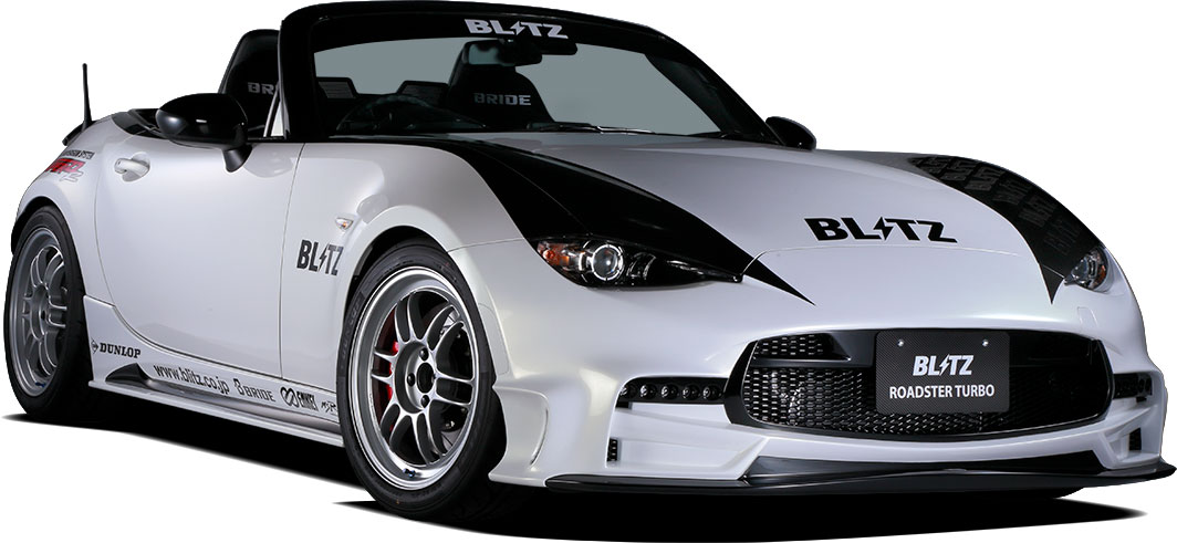 ブリッツ ロードスター ND5RC フロントバンパースポイラー FRP製 未塗装 60234 BLITZ AERO SPEED R-CONCEPT 直