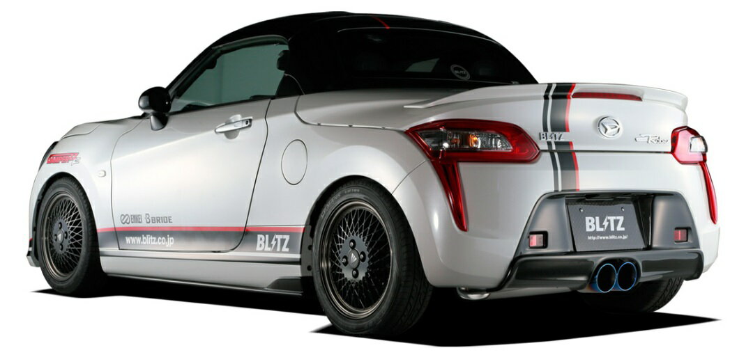 ブリッツ コペン LA400K リアディフューザー FRP 未塗装 60185 BLITZ AERO SPEED R-CONCEPT
