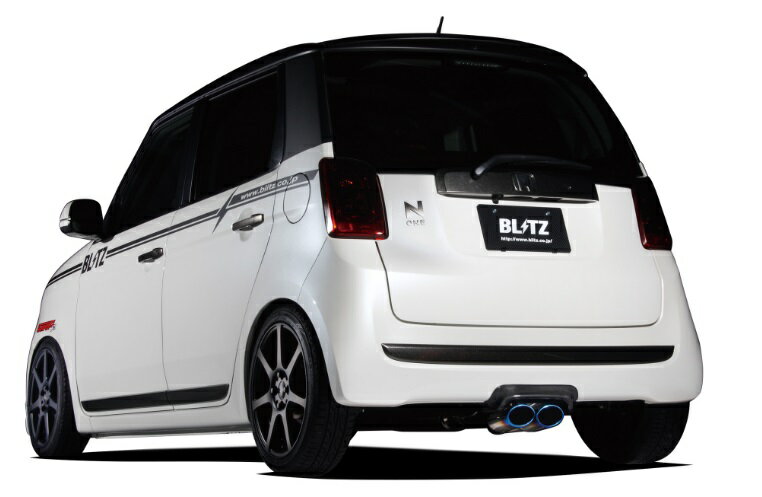 ブリッツ N-ONE JG1 マフラーガーニッシュ FRP 未塗装 60149 BLITZ AERO SPEED R-CONCEPT