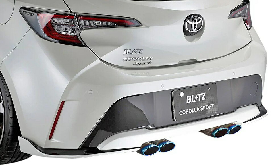 【メーカー名】BLITZ/ブリッツAERO SPEED R-CONCEPT/エアロスピード Rコンセプト 【適合車種】トヨタ　カローラスポーツ カローラスポーツハイブリッド【年式/型式】18/06〜　MC、フルモデルチェンジまで　※適合はお問い合わせください。/NRE210H NRE214H ZWE211H/　FF 4WD【商品名】リアディフューザー ABM【セット内容】-【塗装/未塗装】塗装済【カラー】アティチュードブラックマイカ-218【素材】FRP製【特記事項】エンジン型式: 8NR-FTS 2ZR-FXE。バンパー側は無加工で装着可能。純正マフラーにも対応。BLITZ NUR-SPEC CUSTOM EDITION 4 本出しマフラー（別売)との同時装着で、よりスポーティーさを強調できます。※装着時にボディ及びバンパーへ穴あけ加工が必要となる製品があります。※画像の車両は、エアロに塗り分け塗装を施しております。弊社製品の塗装済品は、塗り分けには対応しておりません。【注意】こちらの商品は個人のお客様でもご注文は可能ですが、整備工場またはカーショップ関連のみお届けが可能です。配送先入力欄より整備工場、カーショップ関連の『住所・屋号・担当者・電話番号(固定電話のみ)』をご指定ください。60331【定価】126500円【納期】納期はメーカーの在庫や生産状況によって異なりますのでトラブル防止の為、必ず事前にお問い合わせ下さい。【送料/配送】■この商品の基本送料(本州、四国、九州)は【 送料無料 】となります。■北海道送料は【 送料無料 】となります。(※北海道送料が掛る場合、会計時に自動計算されませんのでご注意ください。)※沖縄県/離島は別途お見積りさせて頂きますので、ご注文前に必ず送料の確認をお願いします。
