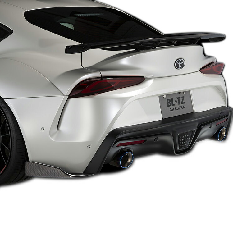 ブリッツ GRスープラ DB82 リアバンパーフィン カーボン製 未塗装 60405 BLITZ AERO SPEED R-CONCEPT 直
