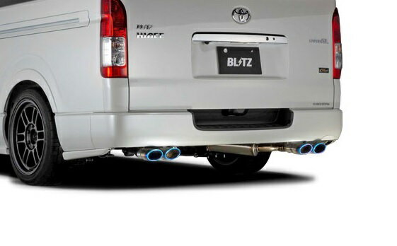 ブリッツ ハイエース バン TRH214W マフラー チタンカラー 63555V BLITZ NUR-SPEC CUSTOM EDITION ニュルスペック カスタムエディション